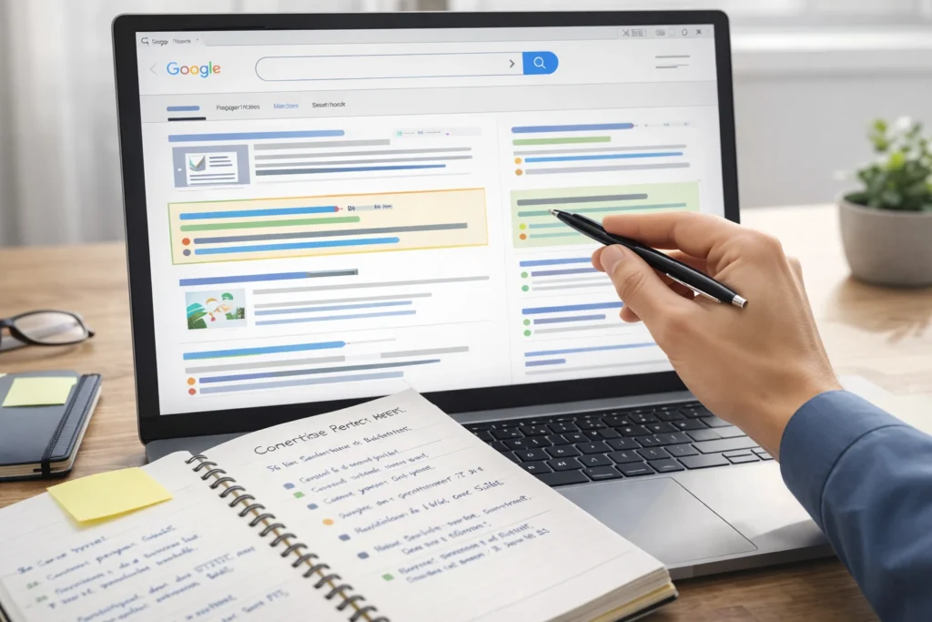 What Ranking Sites Reveal About Search Intent